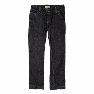 BKE Buckle Women's "Avery" Dark Wash Wide Hem Flare Jeans Size 26 Inseam 30"